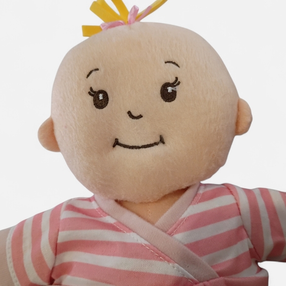 Manhattan Toy Company 14" Baby Stella Plush Girl Pink Doll 2014 Removable Top - Picture 2 of 6